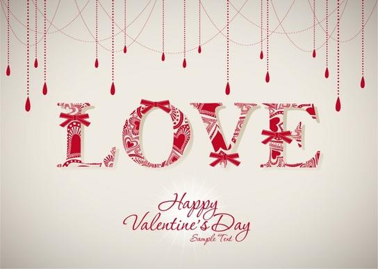valentine love silhouette vector