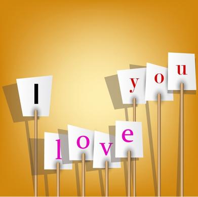 valentine love silhouette vector billboards love