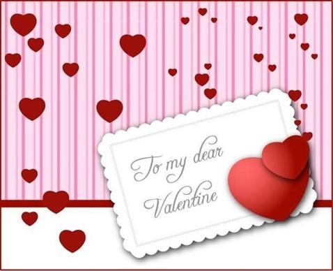 Valentine’s Day Card Vector Graphic