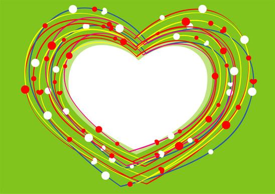valentines day heart lines