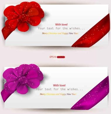 Valentines Day Set of Web Banners