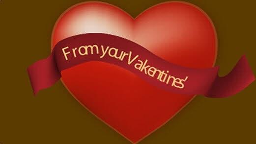 Valentines heart free vector