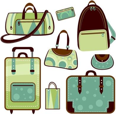 variety of vector bags