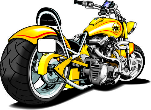 various luxury motorbike vector