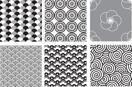 various style decorative pattern vector
