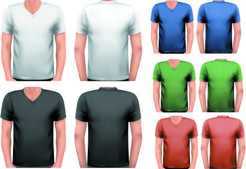 various t shirt for man vector