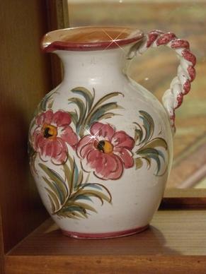 vase flower vase painted