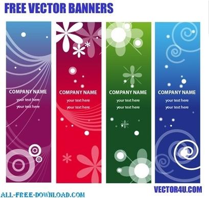 Vector ads banners
