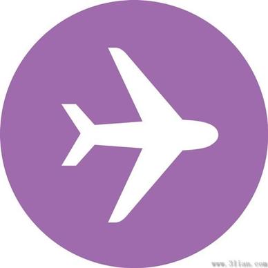 vector airplane icon vector