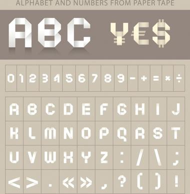 vector alphabet wordart