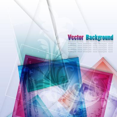 vector background of abstract colorful art