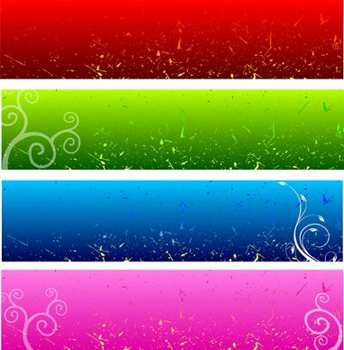 vector banners background