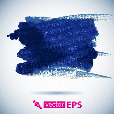 vector blue watercolor stains background