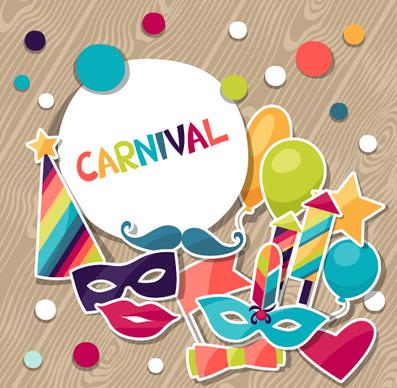 vector carnival holiday background design