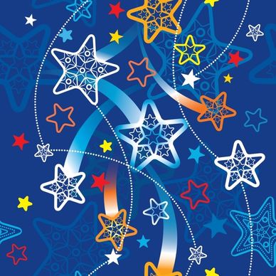 christmas background template colorful dynamic stars decor