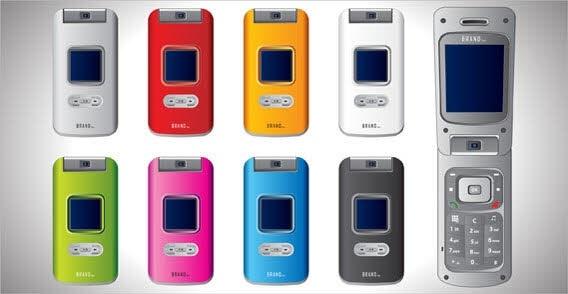 Vector cell phones