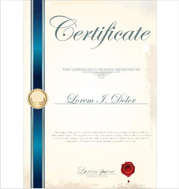 vector certificate template