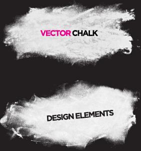 vector chalk banner
