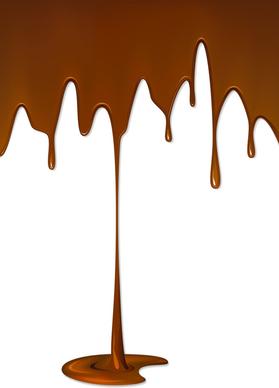 vector chocolate drops background