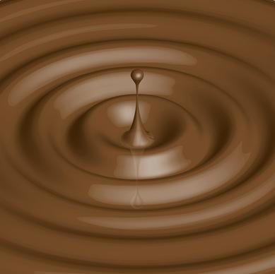 vector chocolate drops background