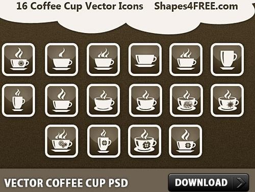 Vector Coffee Cup PSD