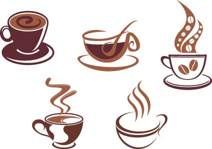 vector coffee icons design elements