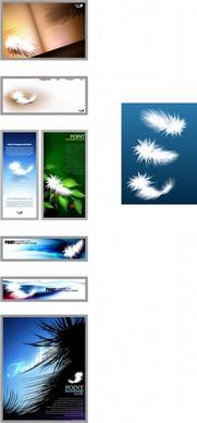 feathers background templates colored modern design