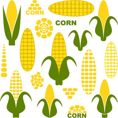 vector corn design elements