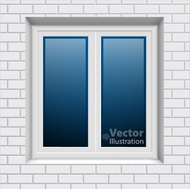 window wall background modern realistic design
