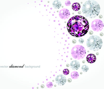 vector diamonds backgrounds shiny design