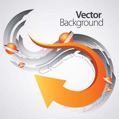 vector dynamic background 2 arrow