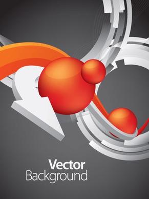 vector dynamic background 4 arrow
