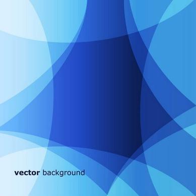 decorative background template blue abstract curves