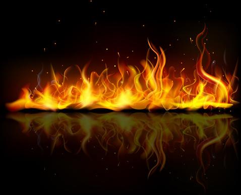 vector fire backgrounds