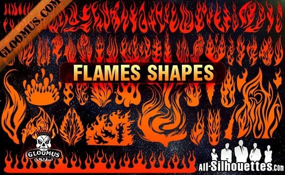 Vector Flame Shapes