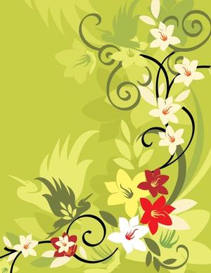 vector floral pattern vector