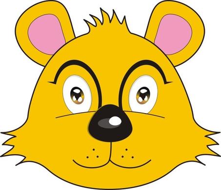 vector fox bear avatar