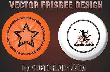 vector frisbee design