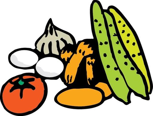 vector fruits and vegetables
