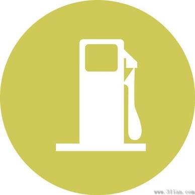 vector gas station icon