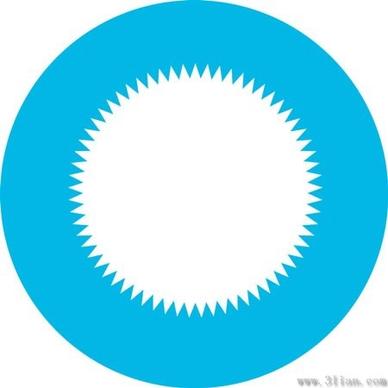 vector gear icon blue background