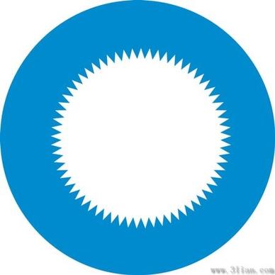 vector gear icon blue background