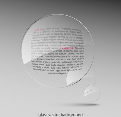 glass lens background modern transparent design