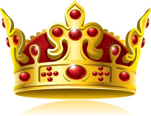 king crown icon luxury elegant 3d sketch