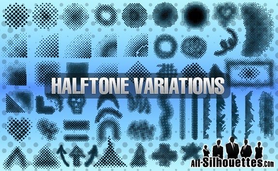 Vector Halftones Elements