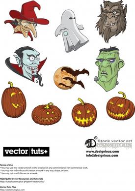 vector halloween vampire hulk