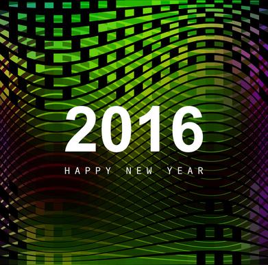 vector happy new year 2016 text background