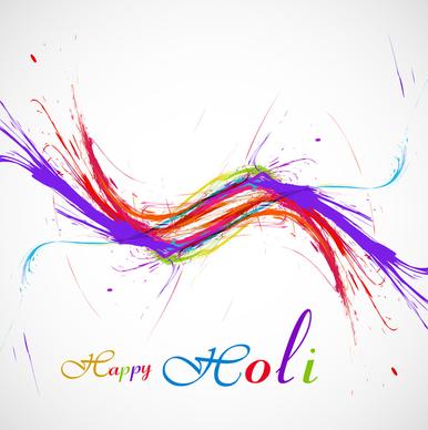 vector illustration happy holi for colorful indian festival celebration background
