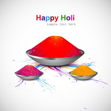 vector illustration happy holi for colorful indian festival celebration background