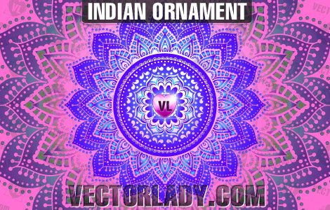 vector indian ornament